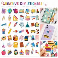 Creative Stickers for DIY Decoration - Decorative Decals for Phone Case, Laptop, Luggage, Notebook, Scrapbook - Arts and Crafts Supplies One Size
