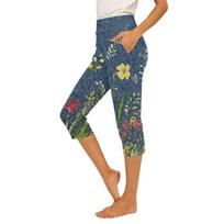 Women's Elastic Waist Slim Fit Casual Pants with Pockets and Slit Hem – Plain Color Pull Trousers for Everyday Wear L