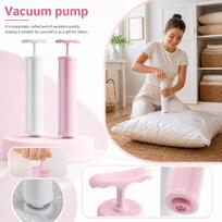 Vacuum Storage Bag , Hand for Compression Bags, Compact Travel , Color May Vary One Size