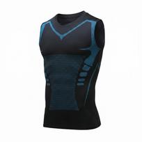 Compression Tank Top Men Gym Shirt Sleeveless Quick Dry Printing Sportswear Male Fitness Bodybuilding Vest Workout Muscle Top S