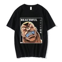 Anime Baki The Grappler T-shirt Manga Hanma Yujiro Short Sleeve T-shirts OversizedCasual Tee Shirt Couples S