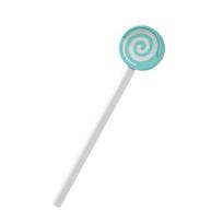 Lollipop Shape kūdikio liežuvio valiklis grandiklis burnos valymui šviežio kvėpavimo priežiūros įrankis šviesiai žalios spalvos