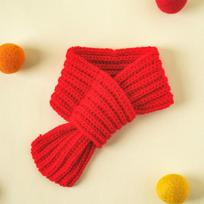 [Naminis gyvūnas] Paprastas megztas šalikas raudonas red