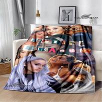 Singer Ariana grande printed blanket Flange Warm blanket soft and comfortable blankets bed linings cubre cama birthday gift 30x40in