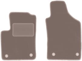 Beige front floor mats for: Fiat 500 FL hatchback (2013-2019)