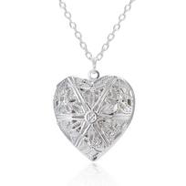 Couples Jewelry Gift Family&Lovers Photo Picture Locket DIY Necklace Necklaces Photo Frames Pendant 04