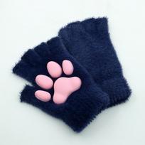 3D Cat Paw Lolita Anime Over-the-Knee Socks with Silicone Pads
