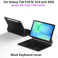Magic Keyboard For Samsung Galaxy Tab S10 FE 10.9 X520 X526 Case for Tab S7 S8 S9 FE 11  S10 Lite Smart Cover Folio Multi-touch Portuguese-English