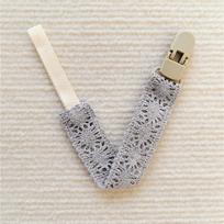 Stylish Lace Baby Pacifier Clip & Teether Anti-Drop Chain