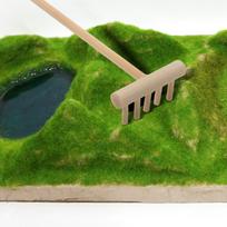 6Pcs Mini Rake Set Sand Garden Tools for Sandscapes Tabletop Zen Gardens Desktop Landscaping Detailed Pattern Making Sand Tray 14.2X3.8X2CM