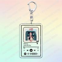 Lana Del Rey Songs Keychains for Women Accessories Bag Young and Beautiful Video Games Brooklyn Baby Keyings Jewelry Fans Gifts