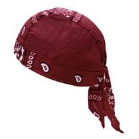 Bandana Multi-color Hip Hop Cotton Cashew Printing Pirate Headscarf Beanie Hat for Streetwear