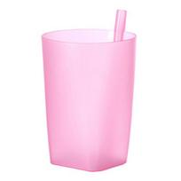 360ml/380ml Straw Cup Smooth Edge Large Capacity Leak-proof Kid Children Infant Baby Sip Cup for Students 360ml
