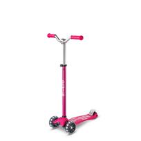 Maxi Micro Deluxe Pro LED paspirtukas | Pink