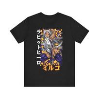 Anime My Hero Academia Mirko T Shirt Size S 4XL BLACK Size S 4XL S gray