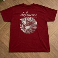Deftones Red Band T-shirt Rock Music Casual loose couple pure polyester streetwear shirt  graphic t shirts vintage t shirt M
