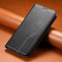 Wallet Leather Flip Case for Honor 600 400 200 100 90 70 50 Smart Pro Lite SE 5G, Card Holder, Magnetic Closure, Kickstand Honor 100 juoda