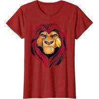 Hot Fashion Casual T-Shirts Disney Lion King Mufasa Geometrics Graphic T-Shirt S-4XL M