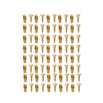 Short Expansion Screws for Cabinet Hinges, 10 Pcs Concrete Bolts Kit for Stone Partition Installation One Size