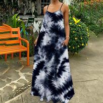 Women's Tie Spaghetti Strap Long Maxi Dress, Summer Casual Maxi Dress for Women, Spaghetti Strap Dress XXL
