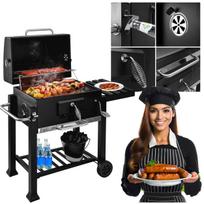 MEJOR garden charcoal grill with cover