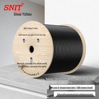 SNIT Outdoor FTTH Single-Mode 8-Core Fiber Optic Drop Cable 500m