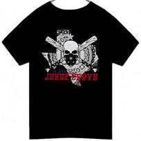 El Jefe Jorge Bravo Skull Baseball Bat Texas Men's T-Shirt Size M Gildan Black M