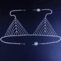 Sexy Crystal Body Chain Underpants Jewelry Underwear Thong Tassel Rhinestone Thong Jewelry Set Romatic