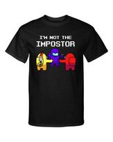 Im Not The Impostor Among Us Gaming Style Graphic Fashion Tee T-Shirt XL