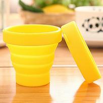 1Pc 170ml Portable Silicone Retractable Folding Cup With Lid Telescopic Collapsible Drinking Cup Outdoor Travel Water Cup