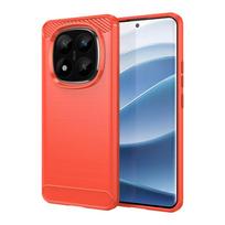 Dėklas Redmi Note 14 Pro Plus Dėklas Redmi Note 14 Pro 4G 5G Apsauginis smūgiams atsparus minkšto silikono buferis Redmi Note 14 Redmi Note14ProPlus raudona