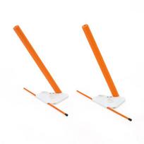Golf Swing Flat Triangle Disc Golf Alignment Stick Holder EVA Material Bottom