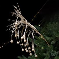 Large Christmas Tree Cuttings, Christmas Wreath Decorations, Christmas Tree Ornaments, Artificial Glitter Cuttings. One Size