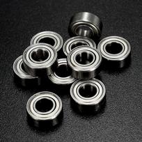 10 vnt. 686Zz 6X13X5Mm Miniatiūriniai Rutuliniai Guoliai 6*13*5Mm Metalu Ekranuoti Mini Guoliai