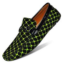 Genuine Leather Loafers Men Designer Skull Moccasin Fashion Slip On Soft Flat Casual Men Shoes Male Footwear Handmade Boat Shoes 6