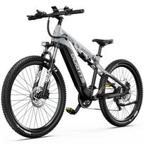 Elektrinis dviratis DUOTTS 27.5  250W variklis Miesto elektrinis dviratis 48V 13.5AH Maks. nuvažiuojamas atstumas 90 km 14 pavarų Apkrova 150 kg E29 Hydraulic Brakes pilka
