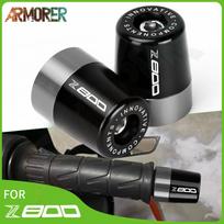 Skirta KAWASAKI Z750 Z800 Z900 Z900RS Z 750 Z 800 Z 900RS Z 900 CNC motociklo vairo rankenos rankenos, strypo galo kištuko dangtelis Z800 LOGO Black