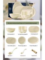 Morder Lanka Luxury Embossed Ceramic Dinnerware Set
