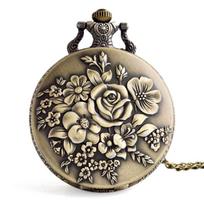 Vyriškas kvarcas su karoliais Fob laikrodžiai Kišeninis kišeninis laikrodis „Steampunk“. 8