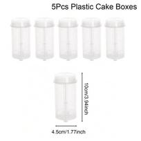 5pcs Cake Push Pop Containers with Lids, Reusable Cake Push Pops, Muti-purpose Push Pop Cake Containers, Party Decor