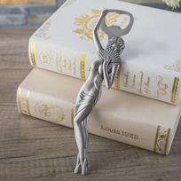 Kūrybingas metalinis grožio butelių atidarytuvas, Europos alaus atidarytuvas, Butelių atidarytuvų amatai, Personalizuoti baro įrankiai Virtuvės įrankiai Šaunūs įtaisai gray