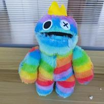 Rainbow Friends Monster Plush Toy Green Blue Doll Game Merchandise Gift blue