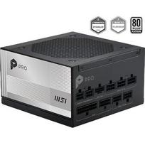 MSI PRO A1000PL PCIE5, 1000W, 80PLUS Platinum, ATX 3.1, PCIe 5.1 306-7ZPLX11-HD8