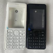 Housing Case For Nokia Asha 206 2060 Mobile Phone Cover Case With  Keypad Replacement Parts Blue English