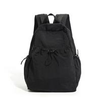 Solid Color Nylon Backpack Large Capacity Backpack