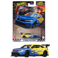 Hot Wheels Boulevard Honda Civic Vehicle Toy Diecast Car Blue HRT61 '24 Type-R (Ages 3+) mėlyna
