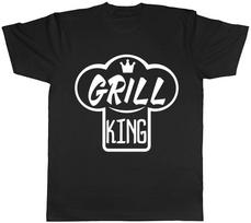 Grill King BBQ Summer Barbecue Mens Tee T-Shirt S