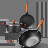 KOMBBACH LINGEISTER 3-Piece Fine Iron Cookware Set