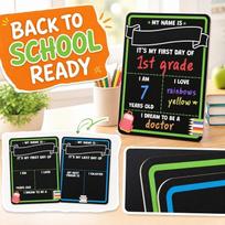 Double-Sided Small Chalkboard for Back to School Decoration One Size