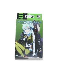 Anime Sword Art Online Kirito Asada Shino Poker Cards Yuuki Asuna Cartoon Accessories